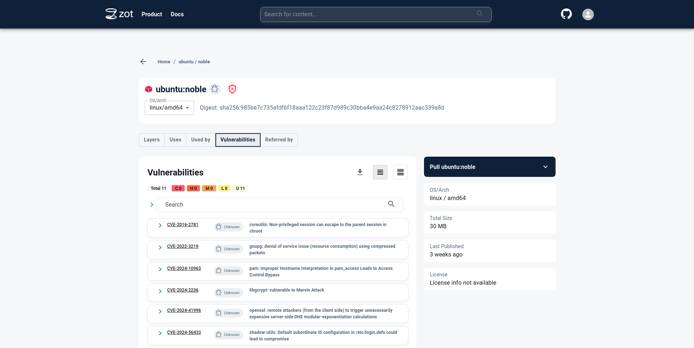 zot image vulnerabilities list zot image vulnerabilities list